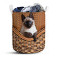 S: 17.72”x13.78” (45x35 cm) Cute Cat Love Basic Style – Laundry Basket - Owls Matrix LTD
