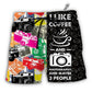 Beach Short / Adults / S Coffee I Like Coffee And Photography - Beach Short - Owls Matrix LTD