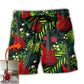 Bass Guitar / Adults / S Guitar Various Style Tropical Custom Photo - Beach Short - Owls Matrix LTD