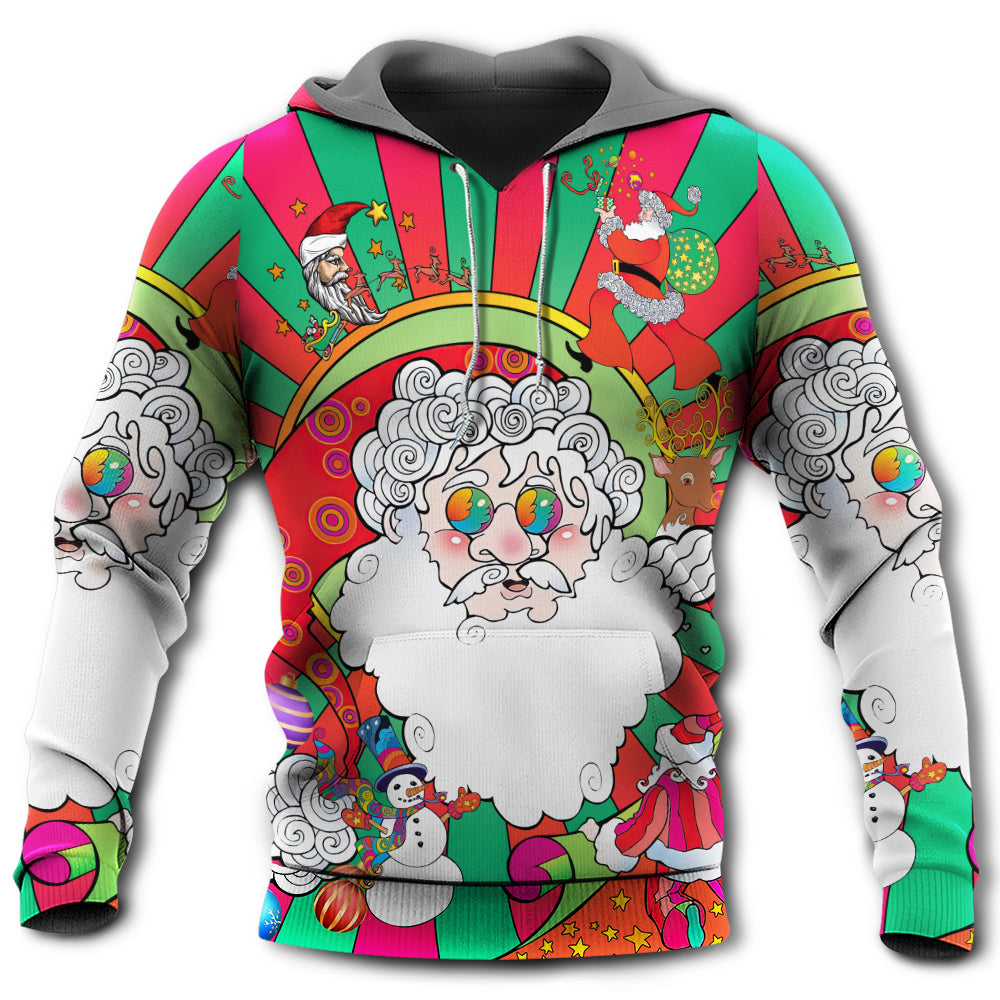 Hippie Santa Fantasy World Art - Hoodie