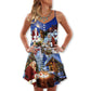 Jesus Best Gift Ever – Women's Summer Sleeveless V-Neck Camisole Dress