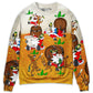 Christmas Santa Drunk Beer Funny Happy Holiday Style – Sweater - Ugly Christmas Sweater