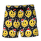 Happy Face Santa Hat – Beach Short