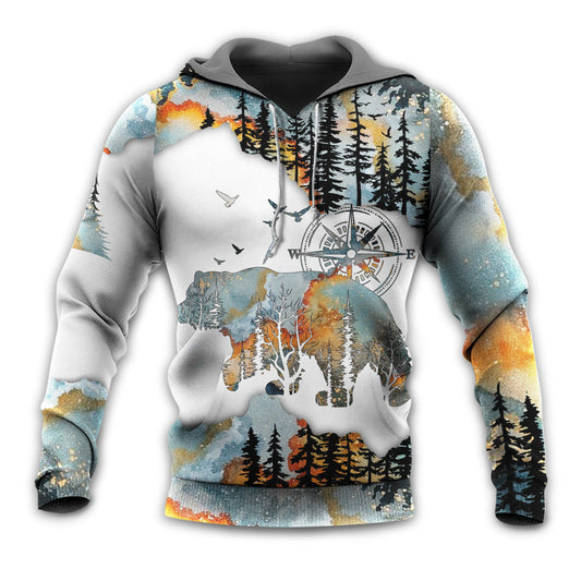 Camping Forest Escape Mind Free Style - Hoodie