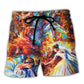 Ballet Colorful Lovely Day - Beach Short
