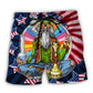 Hippie Cool Style Independence Day Is Coming – Beach Short