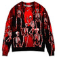 Skull Action Figure Art Style – Sweater - Ugly Christmas Sweater
