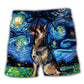2 / Adults / S German Shepherd Cool Dog Various Style - Beach Short - Owls Matrix LTD