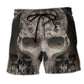 Skull This Time Is Ending Dark Art – Beach Short