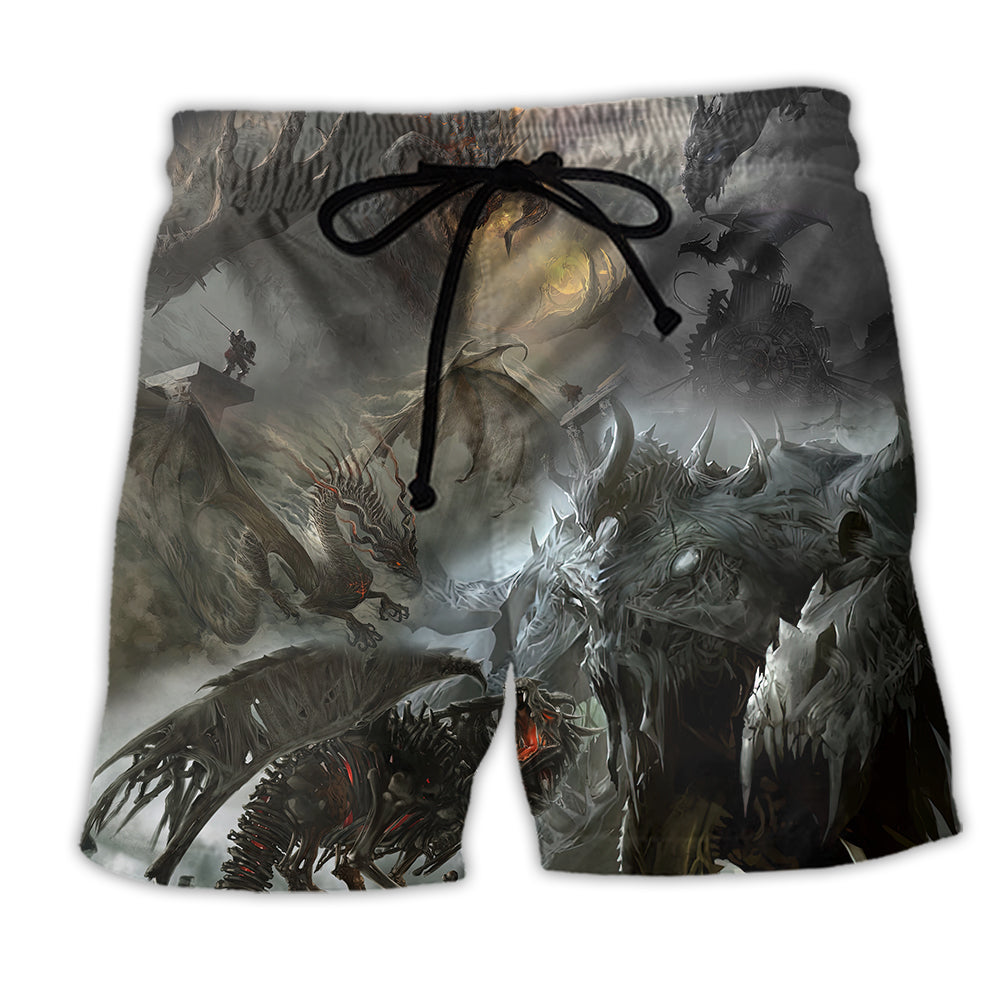Monster Apocalypse Rising Art – Beach Short