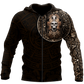 Mexican Aztec Warrior Art - 3D Hoodie