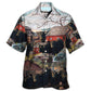 Cow On The Farm Rustic Country Art – Hawaiian Shirt