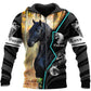 All Over Print Horse Art – 3D Hoodie