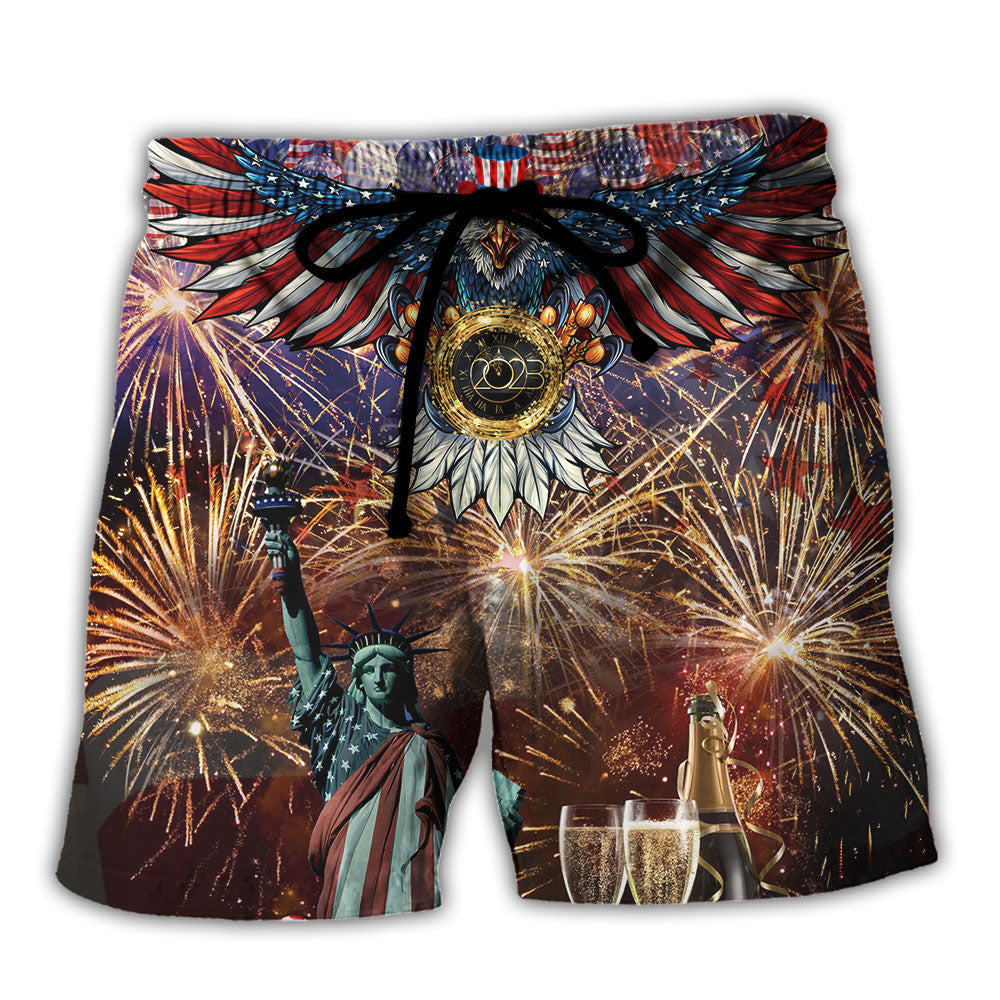 America Firework New Beginning 2023 – Beach Short