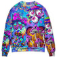 Golf Dog Lover Cool Art Style – Sweater - Ugly Christmas Sweater