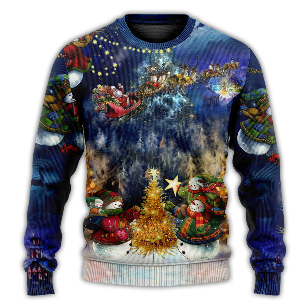 Christmas Family In Love Style – Sweater - Ugly Christmas Sweater