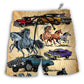 Beach Short / Adults / S Horse Muscle Car I Like Muscle Car And Horse - Beach Short - Owls Matrix LTD