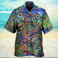 Hippie Owls Peace Life Color Limited Edition 3 – Hawaiian Shirt