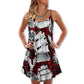 Vintage Sailing Ship Anchor Sea – Women's Summer Sleeveless V-Neck Camisole Dress