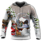 Christmas Santa Giving Gifts Everyone - Hoodie