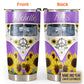 Hippie Van Purple With Sunflower Personalized 20 Oz Tumbler