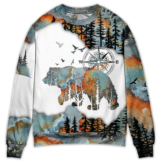 Camping Into The Forest Adventure Style – Sweater - Ugly Christmas Sweater