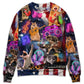 Cat Rocker Independence Day Style – Sweater - Ugly Christmas Sweater