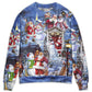Santa And Snowman Happy Holiday – Sweater - Ugly Christmas Sweater