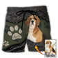 Dog My Sweet Friend Custom Photo – Beach Short