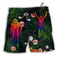 Beach Short / Adults / S Golf I Like Golf And Cycling - Beach Short - Owls Matrix LTD