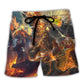 Blacksmith Craftsman Fire Art – Beach Short