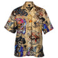 Pirate Skull Treasure Map Adventure Art – Hawaiian Shirt