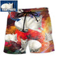 2 / Adults / S Cat Various Style Custom Photo - Beach Short - Owls Matrix LTD