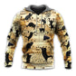 Black Cat Music Note Love Style - Hoodie