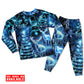 Women / S Christmas Deer Snow Man Tree Glow Light Style - Pajamas Long Sleeve - Owls Matrix LTD