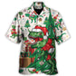 Merry Rexmas Dinosaur And Christmas Tree Fun - Hawaiian Shirt