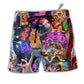 Beach Short / Adults / S Cat Independence Day Cat Rocker Happy - Beach Short - Owls Matrix LTD