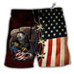 Beach Short / Adults / S Eagle One Nation Under God - Beach Short - Owls Matrix LTD