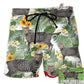 1 / Adults / S Cat Various Style Custom Photo - Beach Short - Owls Matrix LTD