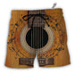 Beach Short / Adults / S Guitar Old Retro Music Lover - Beach Short - Owls Matrix LTD