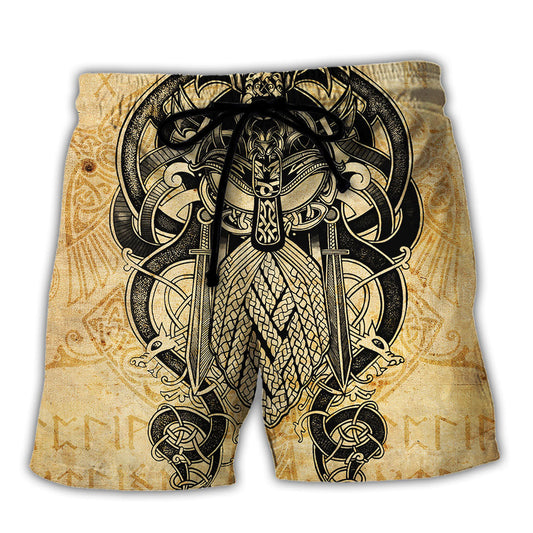 Viking Warrior Blood Pattern - Beach Short