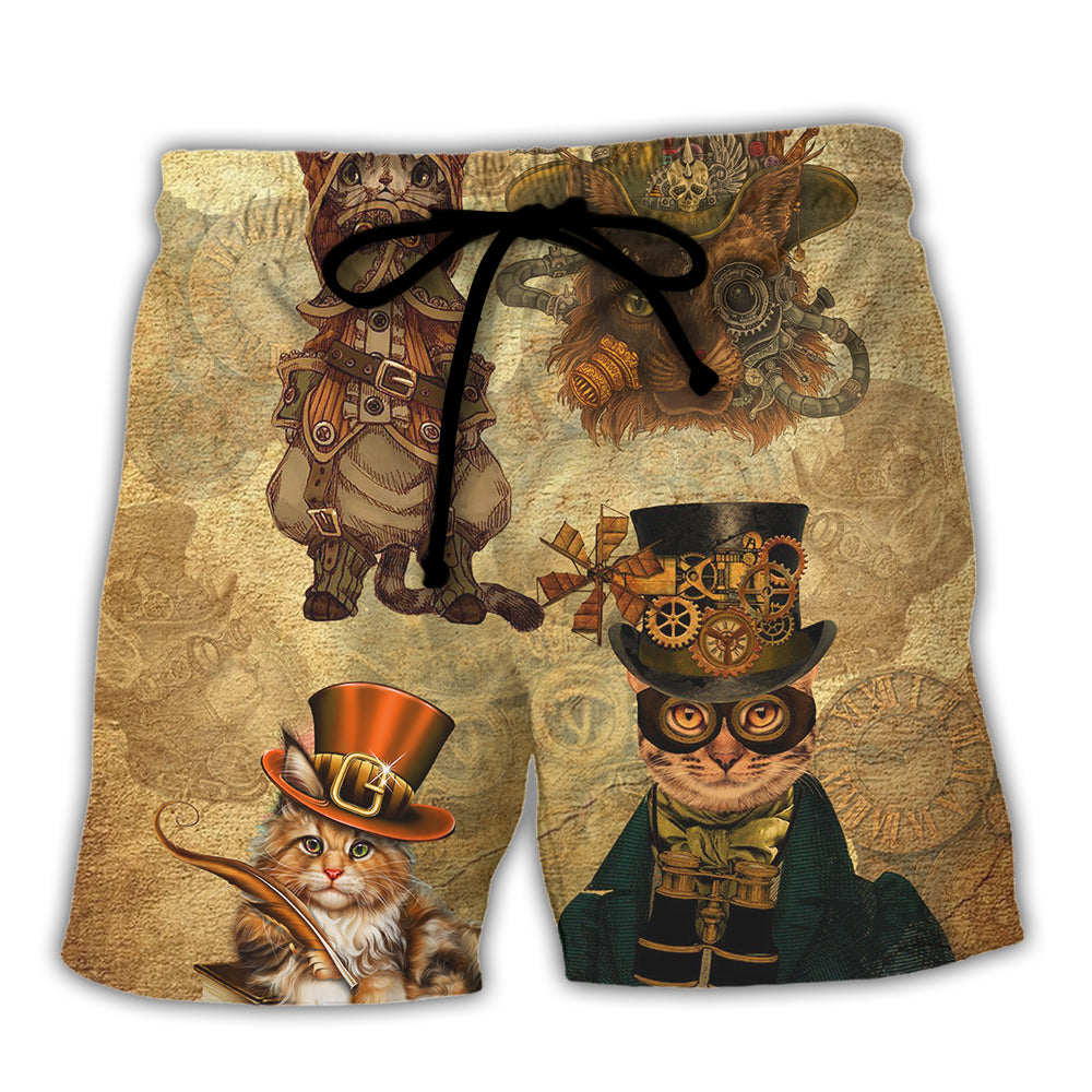 Cat Luxury Artistic Style – Beach Short