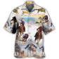 Team Roping Horse Western Lifestyle - Hawaiian Shirt