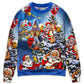 Christmas Funny Santa Holiday Cheer – Sweater - Ugly Christmas Sweater