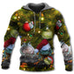 Christmas Frog Merry Christmas Bauble - Hoodie