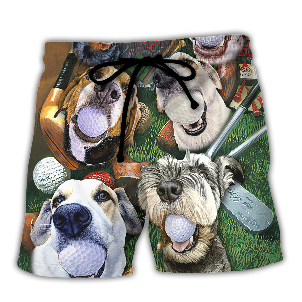 Beach Golf Sports Dog Playing – Beach Short