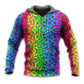 Rainbow Butterfly Colorful Pride Style - Hoodie
