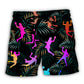 Handball Watercolor Tropical Art – Beach Short