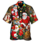 Christmas Santa Gift Holiday Is Coming Art – Hawaiian Shirt
