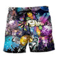 Disco Party Colorful Dance Style - Beach Short